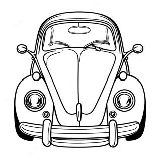 Klassisk Volkswagen Beetle Fargeleggingsark 16051-12653