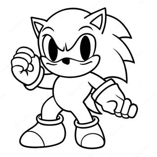 Sonic Werehog Fargeleggingsark 17760-14012