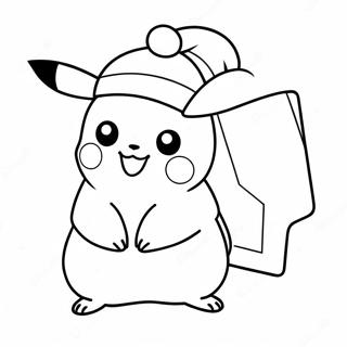 Pikachu I Nisselue Fargeleggingsark 20933-16540