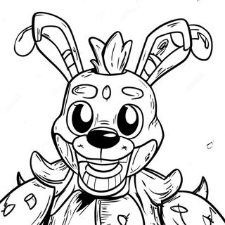 Springtrap Fnaf Fargeleggingsark