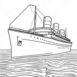 Majestetisk Britannic Havlinjer Fargeleggingsark 27305-21578