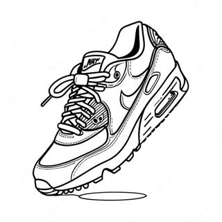 Fargerike Air Max Sko Fargeleggingsark 27945-22077