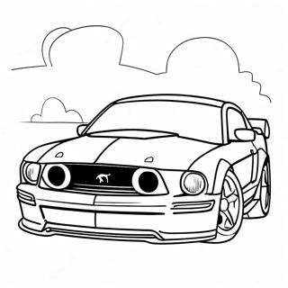 Mustang Gt Racing Fargeleggingsark 3720-2977