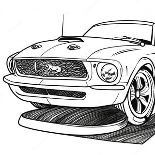 Mustang Gt Racing Fargeleggingsark 3720-2980