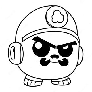 Brawl Stars Leon Fargeleggingsark 37633-29767