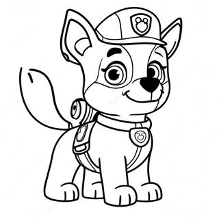 Paw Patrol Tracker Fargeleggingsark 40323-31862