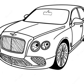 Bentley Luksusbil Fargeleggingsark 45043-35660