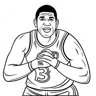 Magic Johnson I Aksjon Fargeleggingsark 45054-35622