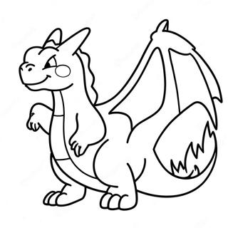 Charizard Som Puster Ild Fargeleggingsark 45874-36278