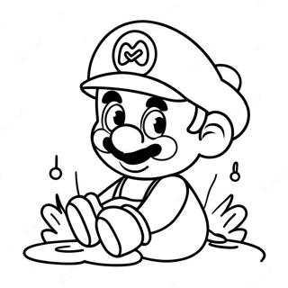 Baby Mario Fargeleggingsark