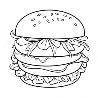 Hamburger Fargeleggingsark 4860-3869