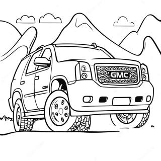 Gmc Yukon Off Road Eventyr Fargeleggingsark 52104-41219