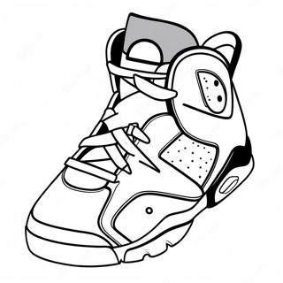 Fargerik Jordan 6 Sneakers Fargeleggingsark 55224-43684