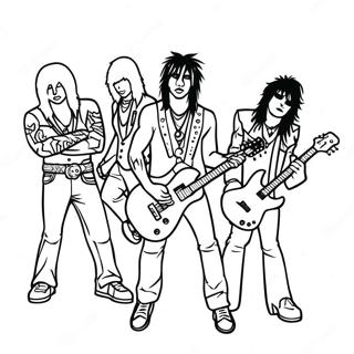 Motley Crue Rockeband Fargeleggingsark 57484-45492