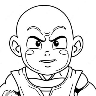 Krillin Fargeleggingsark