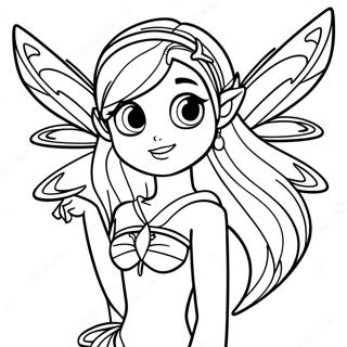 Winx Club Musa Fargeleggingsark