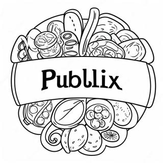 Publix Logo Fargeleggingsark 66394-52541